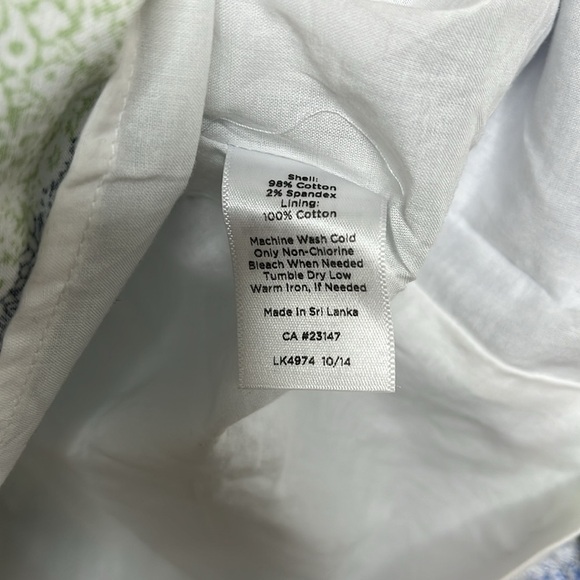 Talbots Outlet Floral Striped A-Line Skirt Women's Sz 12 - Picture 6 of 6